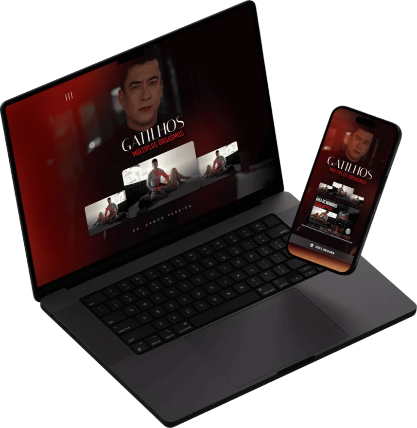 Plataforma do treinamento no notebook e no celular